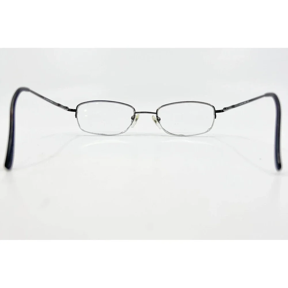 Geoffrey Beene Eyeglasses Mens Gunmetal Semi Rimless Hermes GUN 140 48-19-140